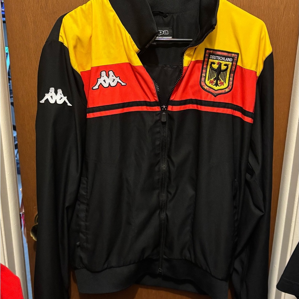 Kappa Germany Black and Yellow Jacket